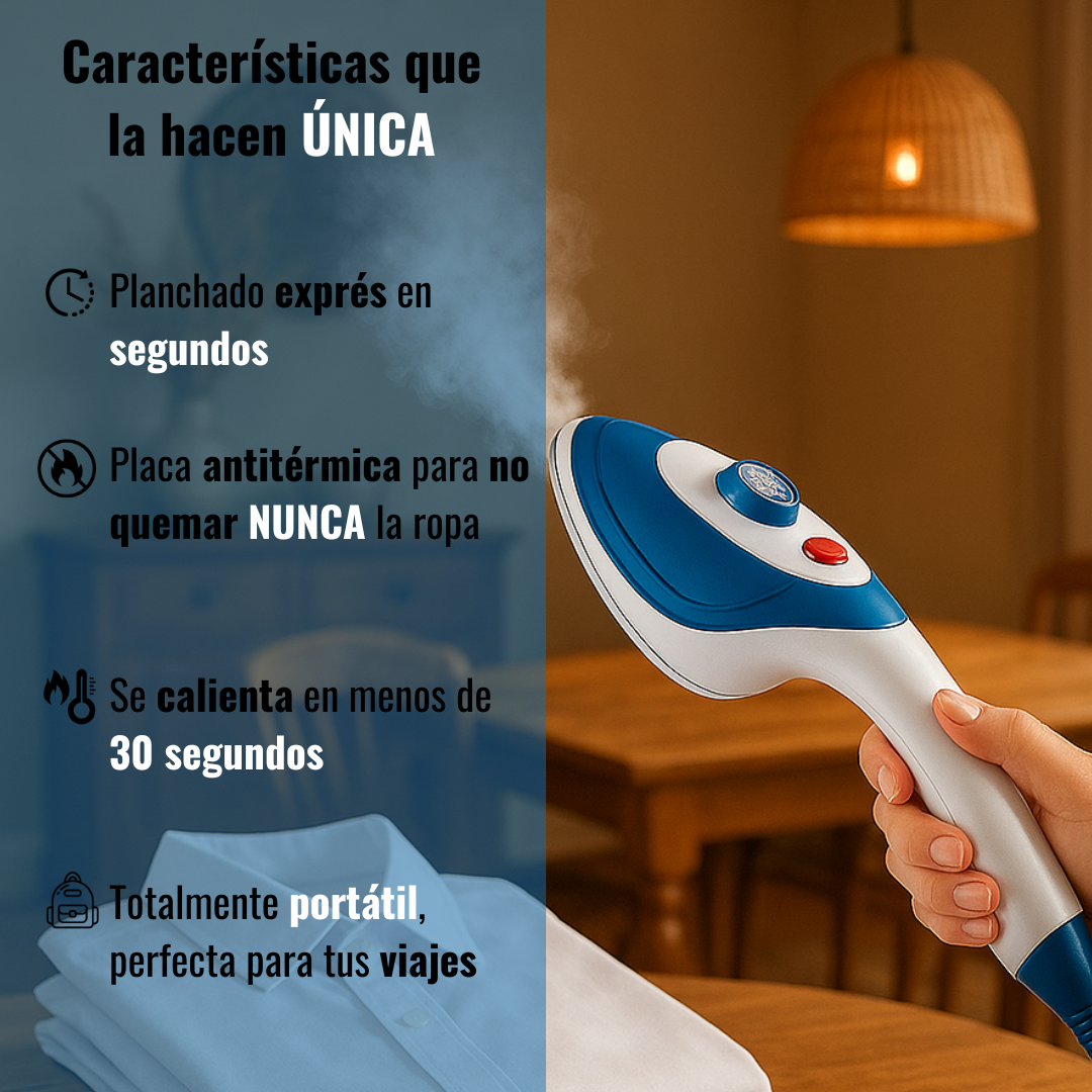 Plancha de vapor 4 en 1 - Travel Steamer - Nuevo modelo 2025