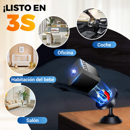 Mini Cámara 128 GB de Seguridad HD Inteligente con Visión Nocturna