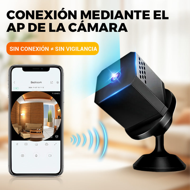 Mini Cámara 128 GB de Seguridad HD Inteligente con Visión Nocturna