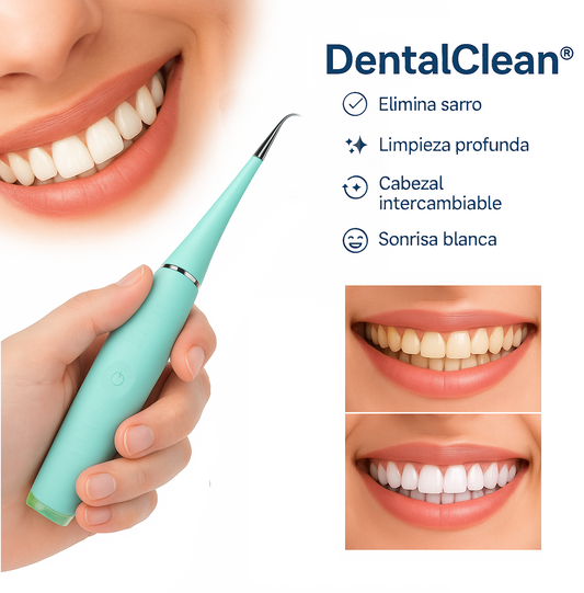 DentalClean ® : Quita Sarro eléctrico con eliminador de placa + cabezal intercambiable