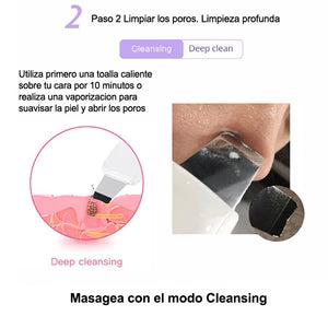 DermaWave – Espátula Facial Ultrasónica para una Piel Radiante y Joven