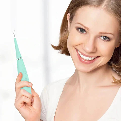 DentalClean ® : Quita Sarro eléctrico con eliminador de placa + cabezal intercambiable